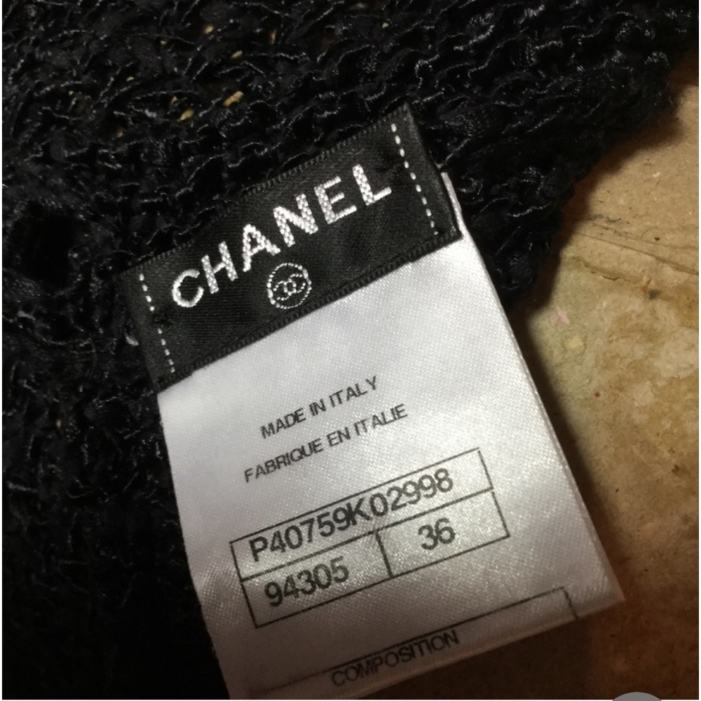 CHANEL knit black dress - Picture 6 of 7